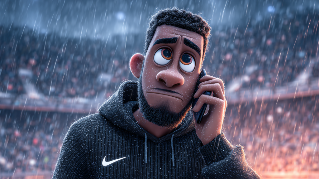 Coach_character_with_his_phone