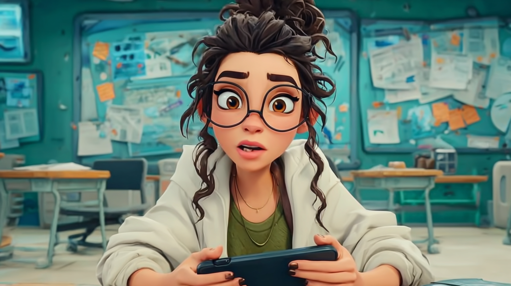 teacher_character_with_her_tongue_out_texting